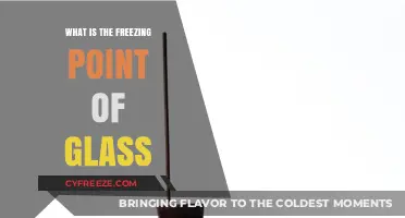 Understanding the Freezing Point of Glass: Science and Practical Insights