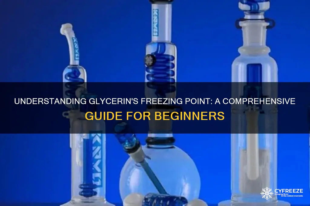 what is the freezing point of glycerin