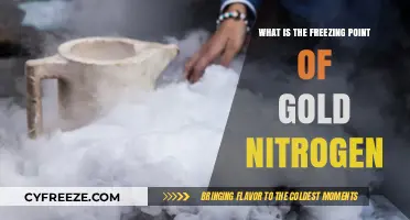 Gold and Nitrogen: Understanding Their Unique Freezing Points Explained