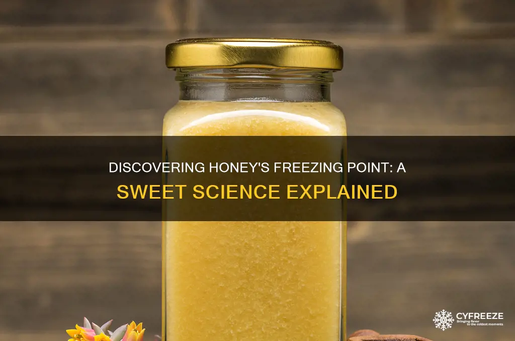 what is the freezing point of honey