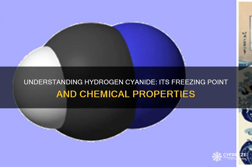 what is the freezing point of hydrogen cyanide