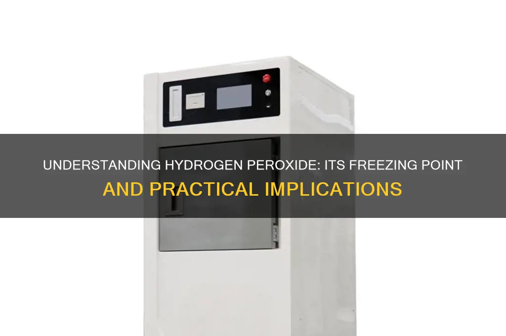 what is the freezing point of hydrogen peroxide