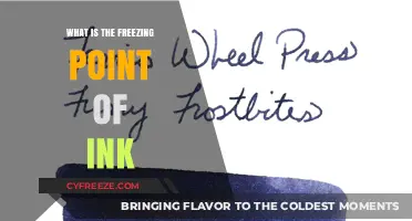 Understanding the Freezing Point of Ink: A Comprehensive Guide