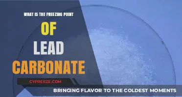 Understanding the Freezing Point of Lead Carbonate: A Comprehensive Guide