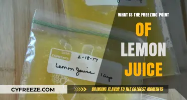 Discovering the Freezing Point of Lemon Juice: A Comprehensive Guide