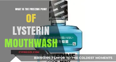 Listerine Mouthwash Freezing Point: What You Need to Know