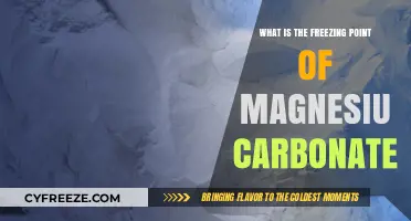 Understanding the Freezing Point of Magnesium Carbonate: A Comprehensive Guide