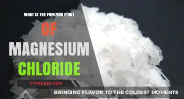 Understanding Magnesium Chloride's Freezing Point: A Comprehensive Guide