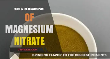 Understanding the Freezing Point of Magnesium Nitrate: A Comprehensive Guide