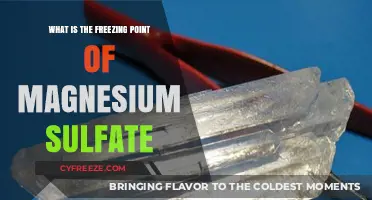 Understanding the Freezing Point of Magnesium Sulfate: A Comprehensive Guide