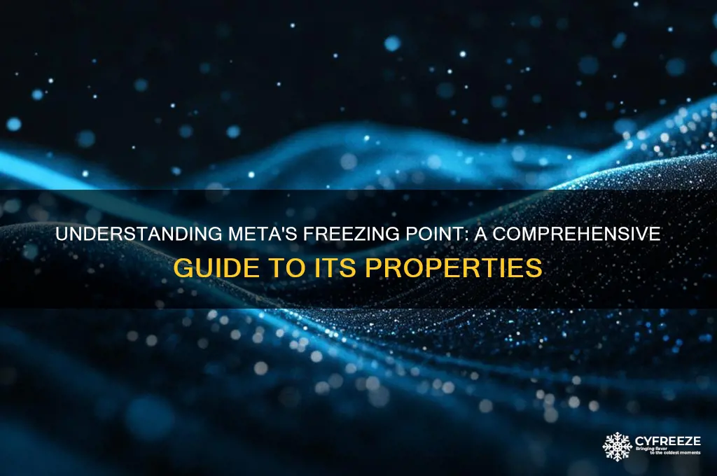 what is the freezing point of meta