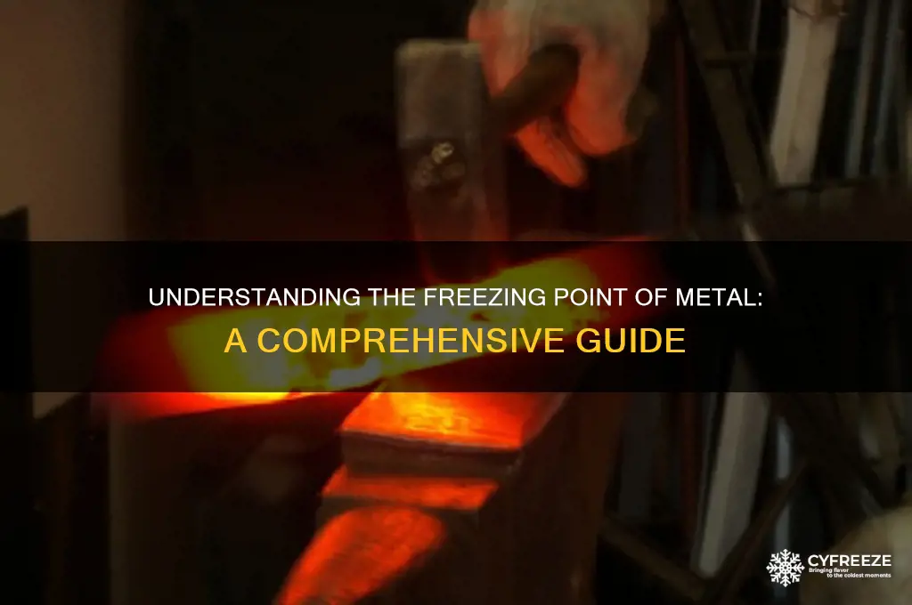 what is the freezing point of metal