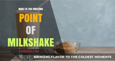 Chilling Facts: Understanding the Freezing Point of Milkshakes