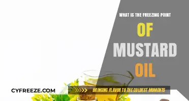 Understanding the Freezing Point of Mustard Oil: A Comprehensive Guide