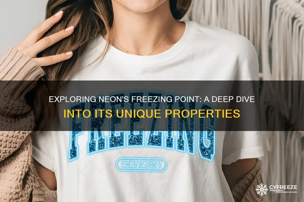 what is the freezing point of neon
