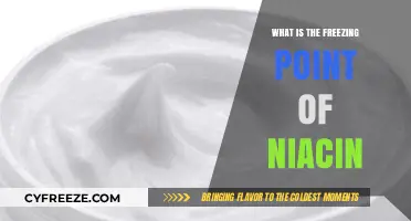 Understanding Niacin's Freezing Point: A Comprehensive Scientific Overview