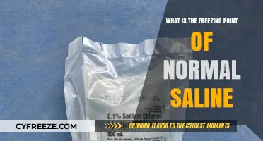 Understanding the Freezing Point of Normal Saline: A Comprehensive Guide