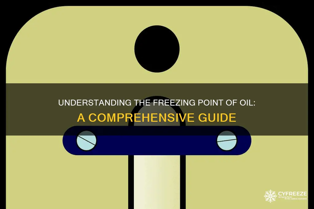 what is the freezing point of oil