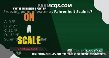 Understanding the Freezing Point on a Temperature Scale: A Guide