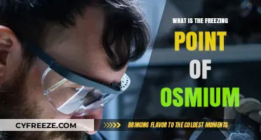 Understanding Osmium's Freezing Point: A Comprehensive Scientific Exploration
