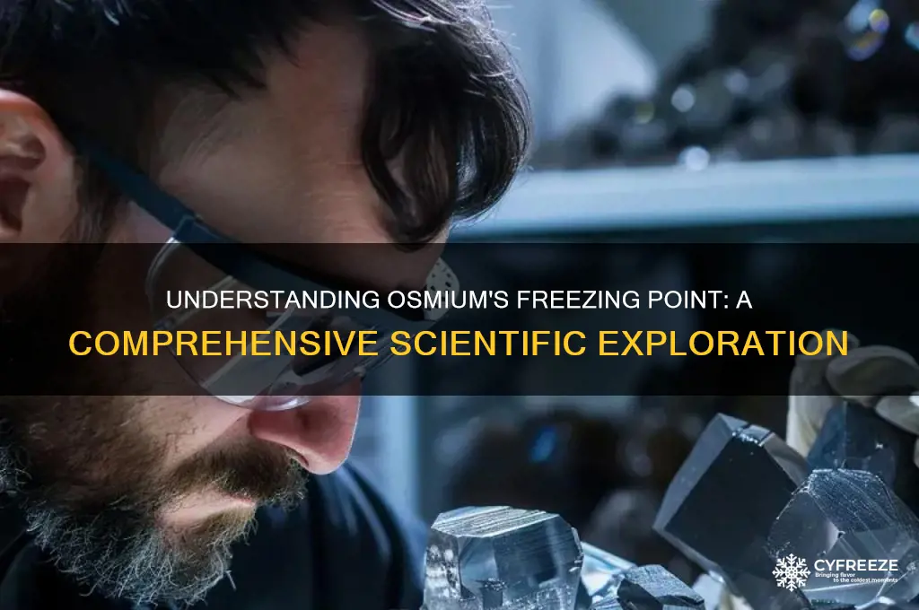 what is the freezing point of osmium