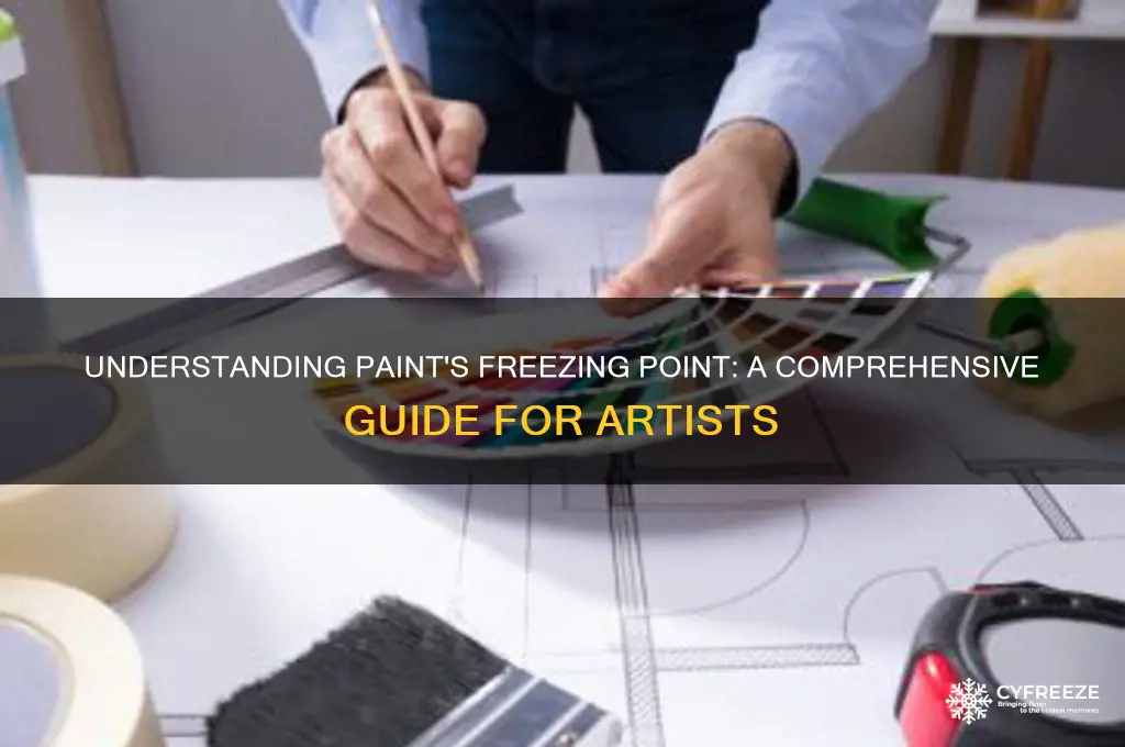 what is the freezing point of paint