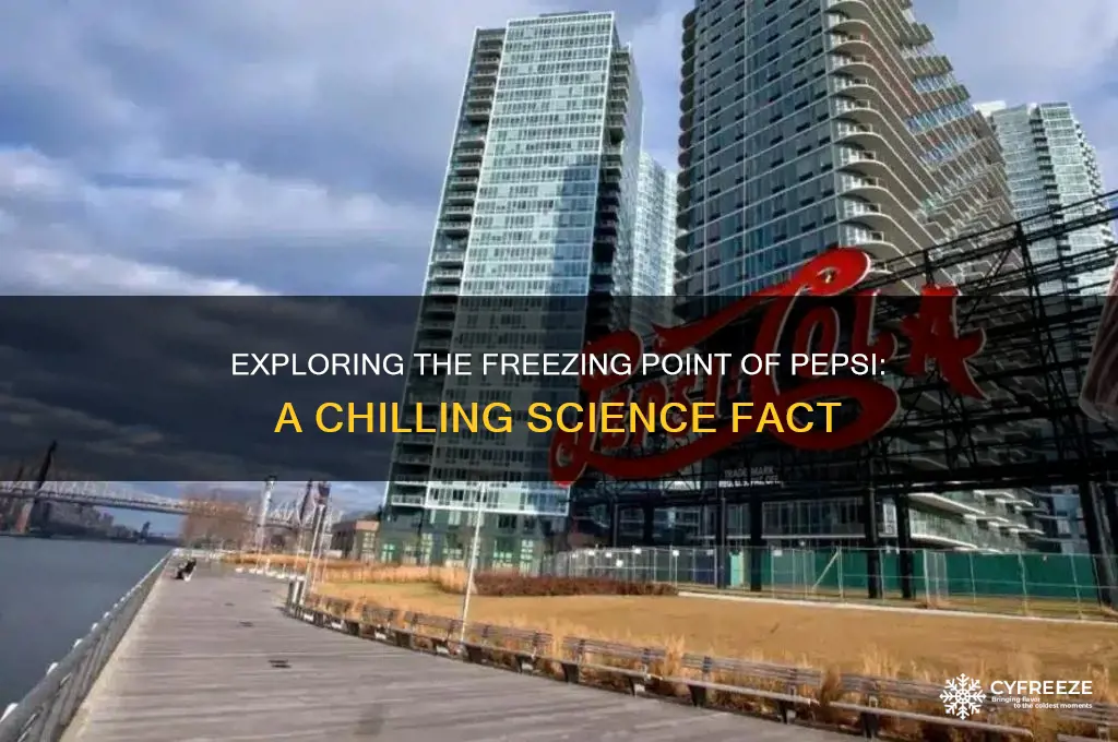 what is the freezing point of pepsi