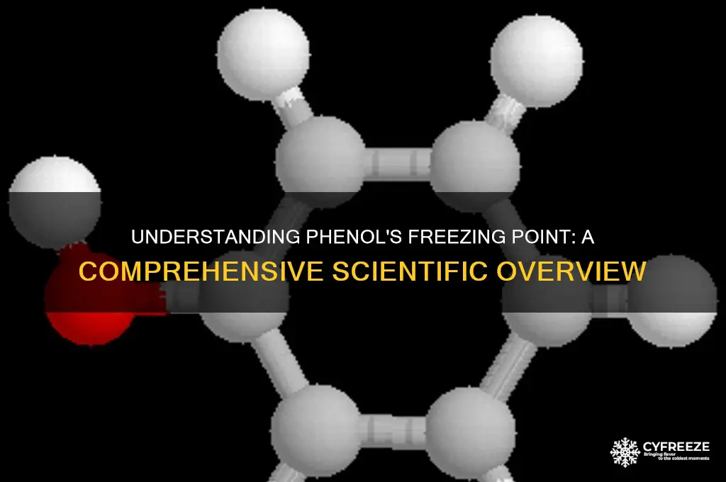 what is the freezing point of phenol