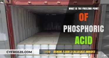 Understanding the Freezing Point of Phosphoric Acid: A Comprehensive Guide