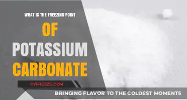 Understanding the Freezing Point of Potassium Carbonate: A Comprehensive Guide