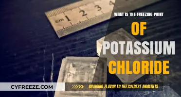 Understanding the Freezing Point of Potassium Chloride: A Comprehensive Guide