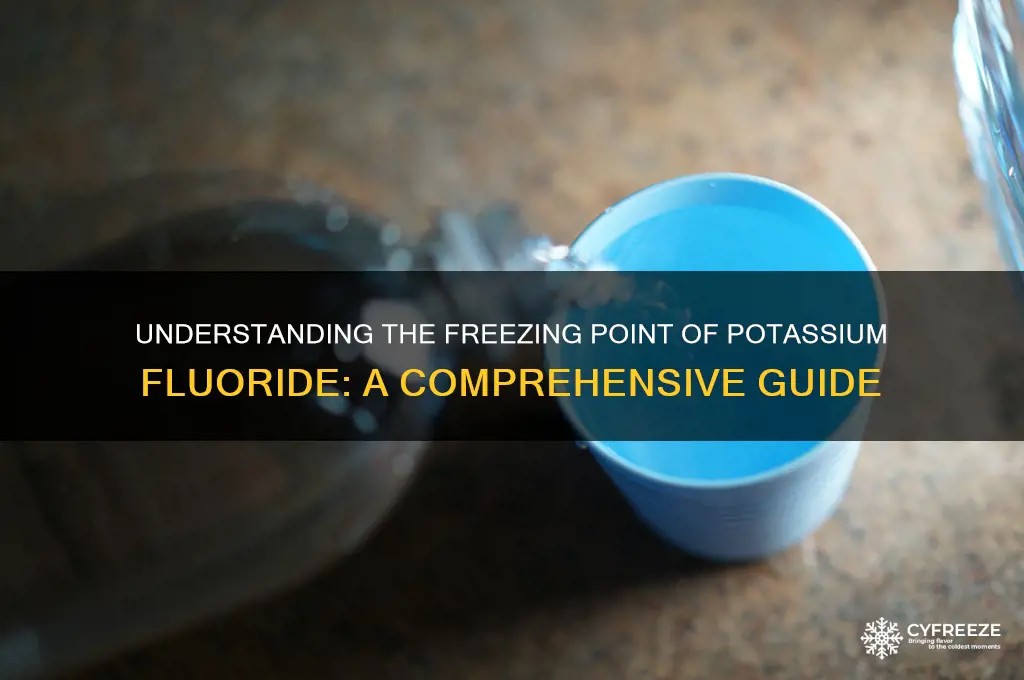 what is the freezing point of potassium fluoride
