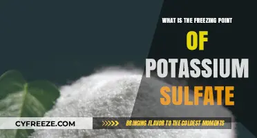 Understanding the Freezing Point of Potassium Sulfate: A Comprehensive Guide