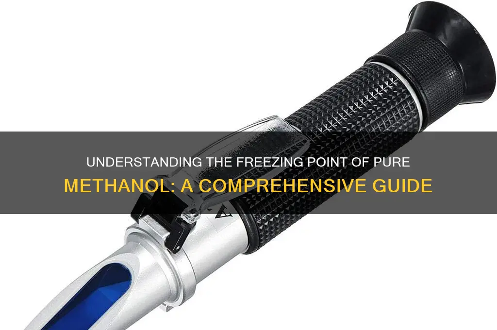 what is the freezing point of pure methanol