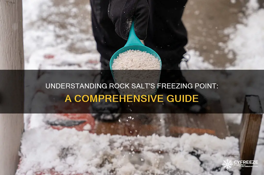 what is the freezing point of rock salt
