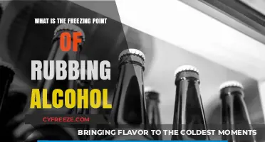 Understanding the Freezing Point of Rubbing Alcohol: A Comprehensive Guide