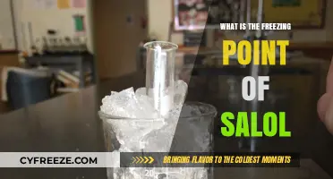 Understanding Salol's Freezing Point: A Comprehensive Scientific Exploration