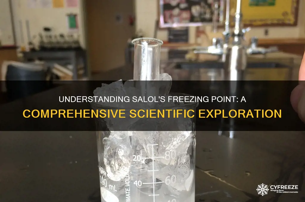 what is the freezing point of salol
