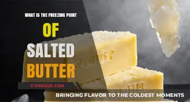 Understanding the Freezing Point of Salted Butter: A Comprehensive Guide