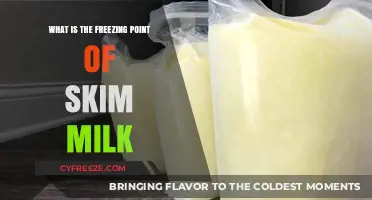 Understanding the Freezing Point of Skim Milk: A Comprehensive Guide