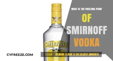 Smirnoff Vodka's Freezing Point: A Chilling Fact Revealed