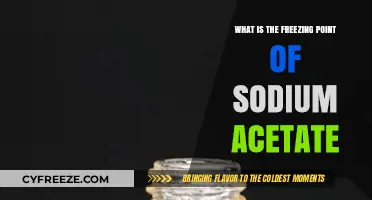 Understanding Sodium Acetate's Freezing Point: A Comprehensive Guide