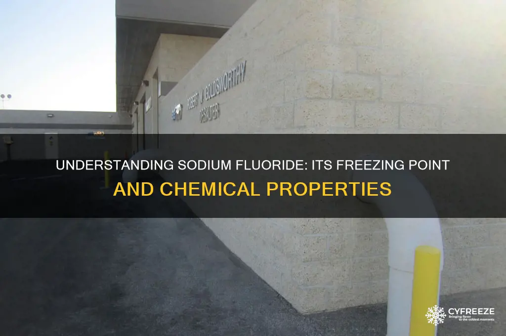 what is the freezing point of sodium fluoride
