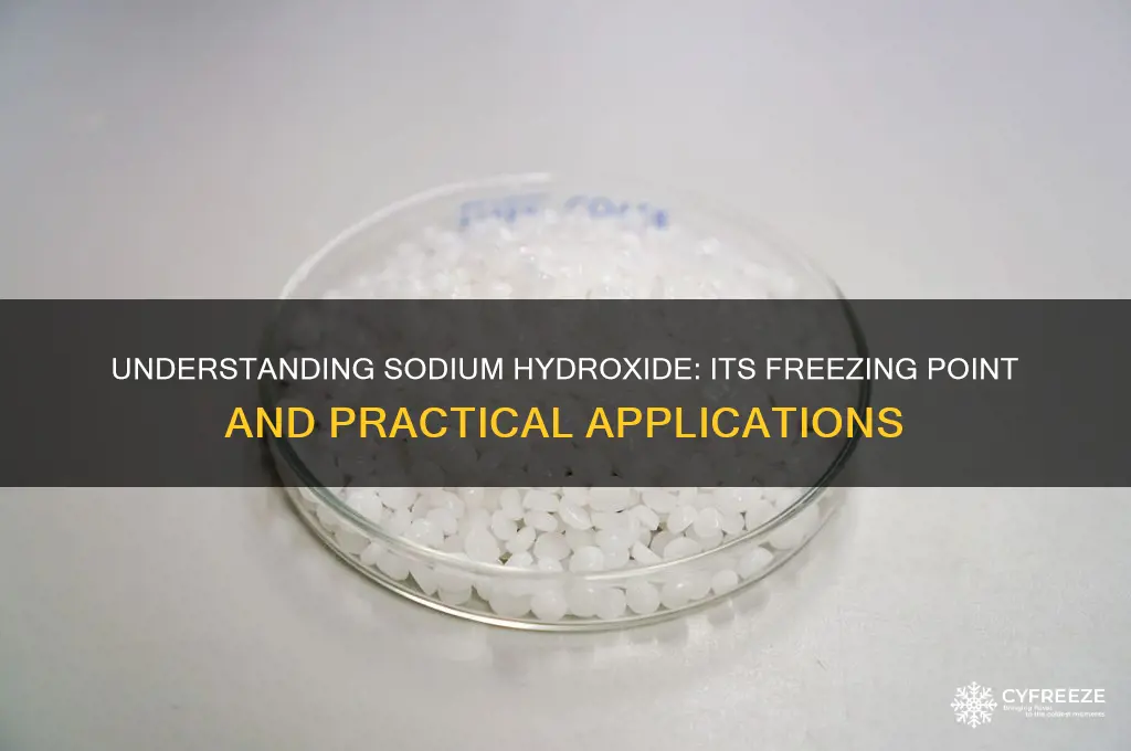 what is the freezing point of sodium hydroxide
