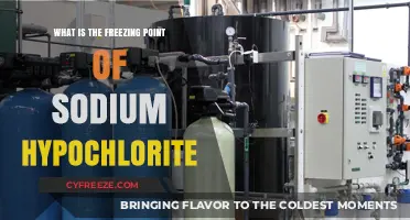 Understanding Sodium Hypochlorite's Freezing Point: A Comprehensive Guide
