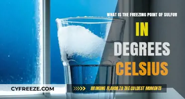 Sulfur's Freezing Point: Understanding Its Celsius Temperature Threshold
