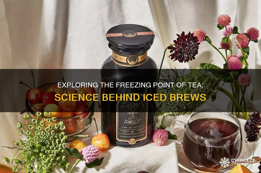 what is the freezing point of tea