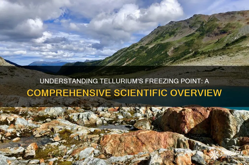 what is the freezing point of tellurium