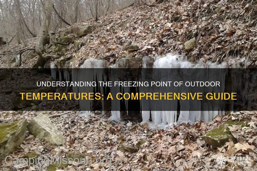 what is the freezing point of temperature outside