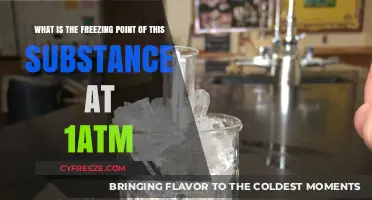 Understanding the Freezing Point of Substances at Standard Atmospheric Pressure